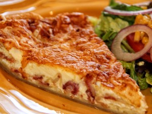quiche lorraine at c'est la vie in sarasota
