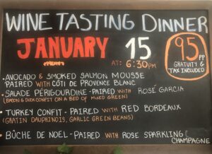 Jan 15 2025 Wine Tasting Meu